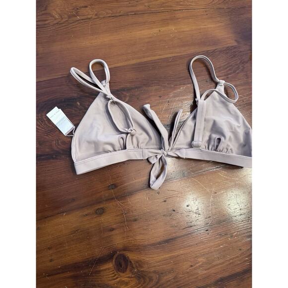 Monday Swimwear Women's Light Pink Bikini Top Size Large - Picture 2 of 9